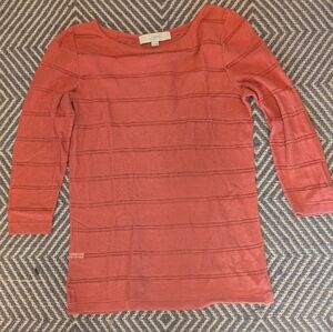 LOFT Knit Lightweight XS Sweater With 3/4 Length Sleeves
